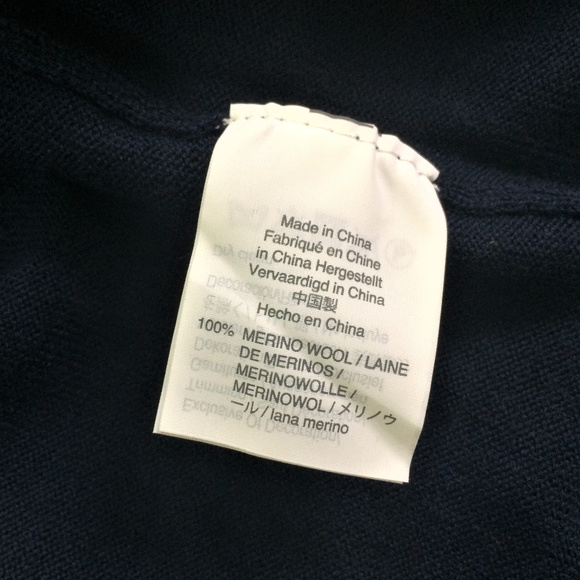 J.Crew X Abigail Borg Wool Tie-neck Sweater L - Picture 8 of 8